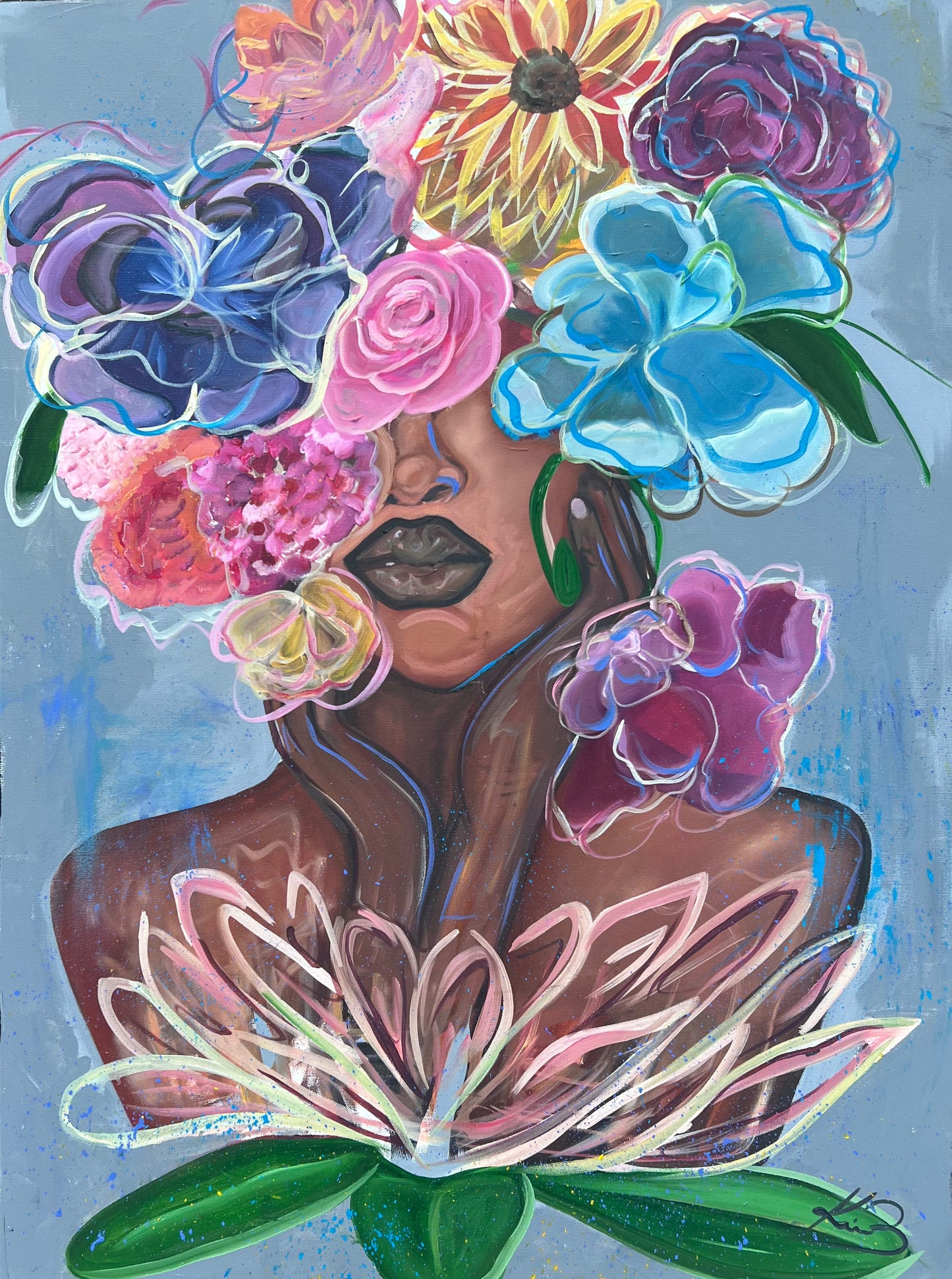 Full Bloom (Framed Print)
