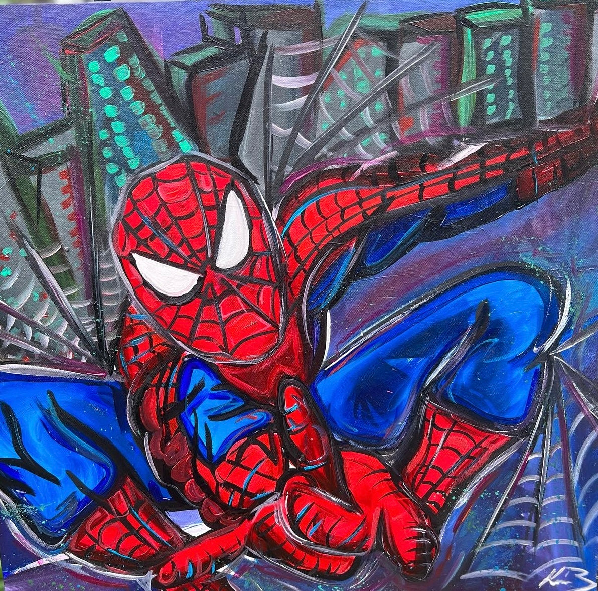 Spiderman (Unframed Print)