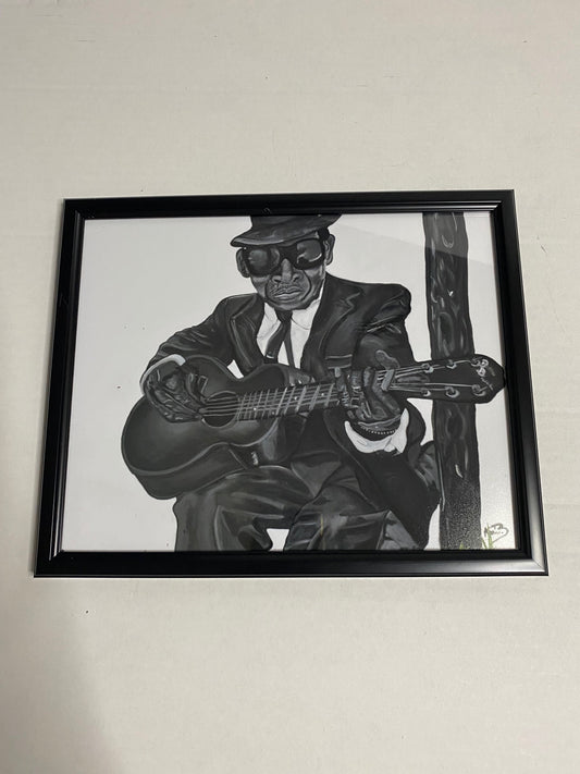 Uncle Ted (Framed Print)