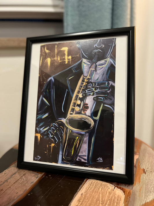 Jazzper (Framed Print)